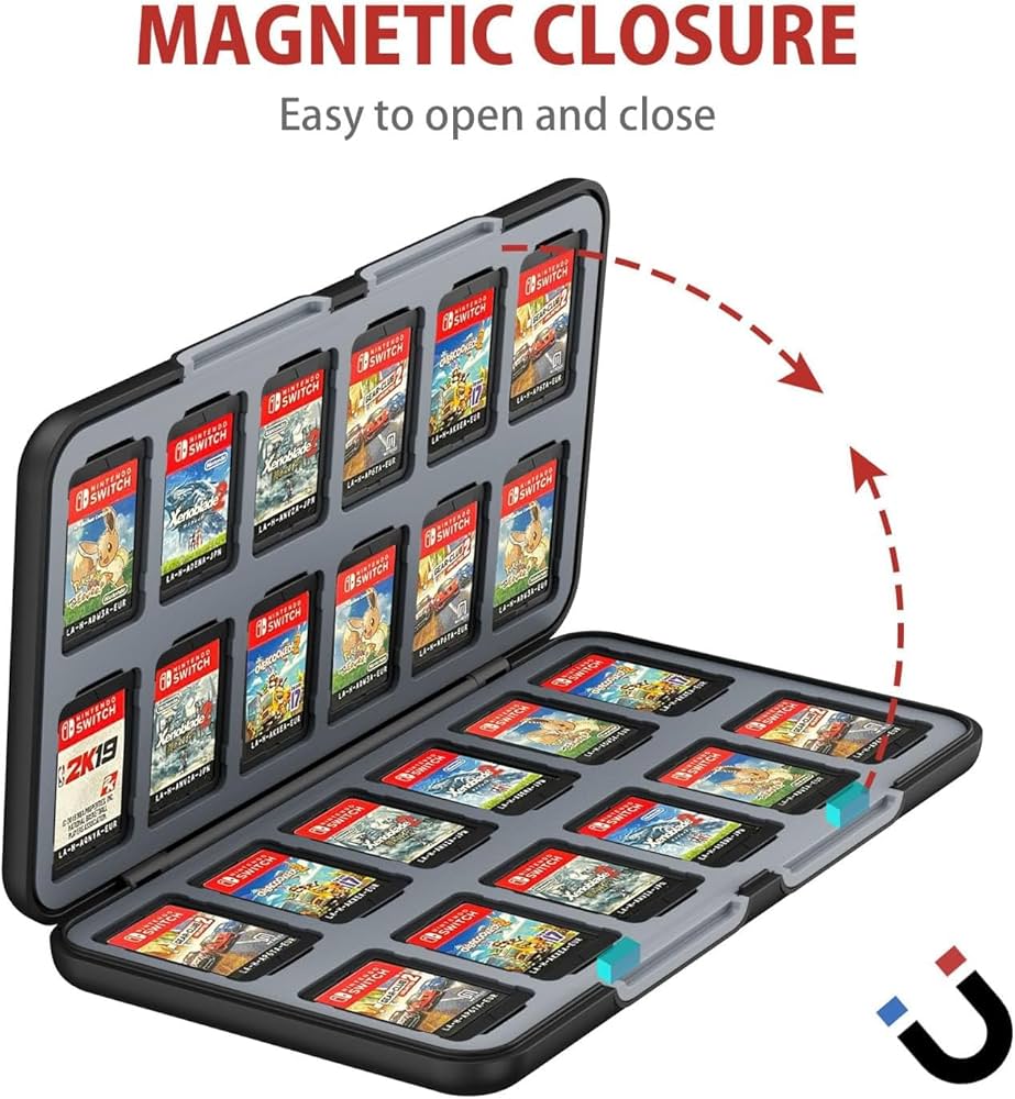 Amazon.co.jp: switch ゲームカードケース 24枚switch ソフト